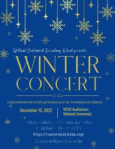 winter concert poster